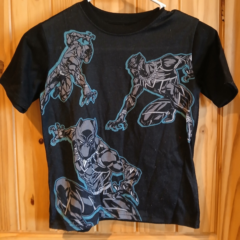 Black Panther Kids T-Shirt Size 8